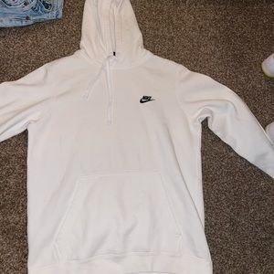 Nike white hoodie
